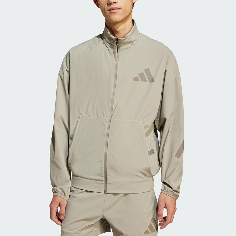 Adidas/阿迪达斯正品新款男士经典立领梭织训练运动夹克JN9028