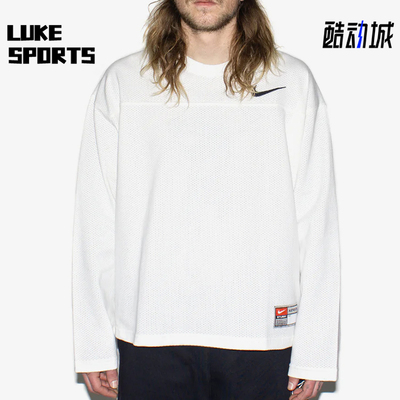 Nike/耐克正品Stussy 男女套头宽松运动圆领长袖上衣FJ9164-133