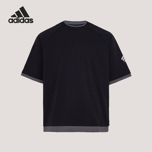 Adidas/阿迪达斯正品FOS M TEE SS男士经典宽松休闲针织T恤KY5597