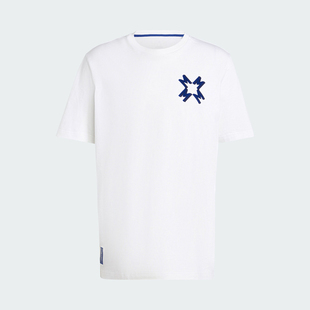 SZN Adidas 阿迪达斯官方正品 MUFC 足球休闲运动T恤JJ3908 TEE男士