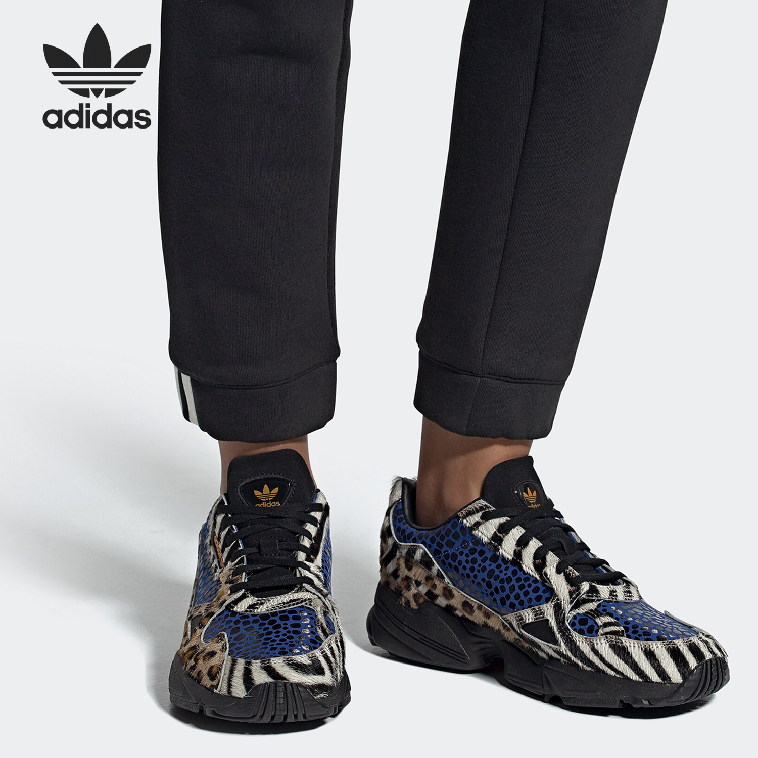 Adidas/阿迪达斯正品 Originals三叶草 女子FALCON W休闲鞋F37016