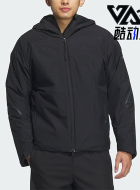 Adidas/阿迪达斯正品秋冬新款男士宽松保暖连帽外套JZ8413