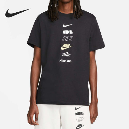 Nike耐克正品小童Logo印花圆领直筒舒适休闲百搭T恤DZ2875-010