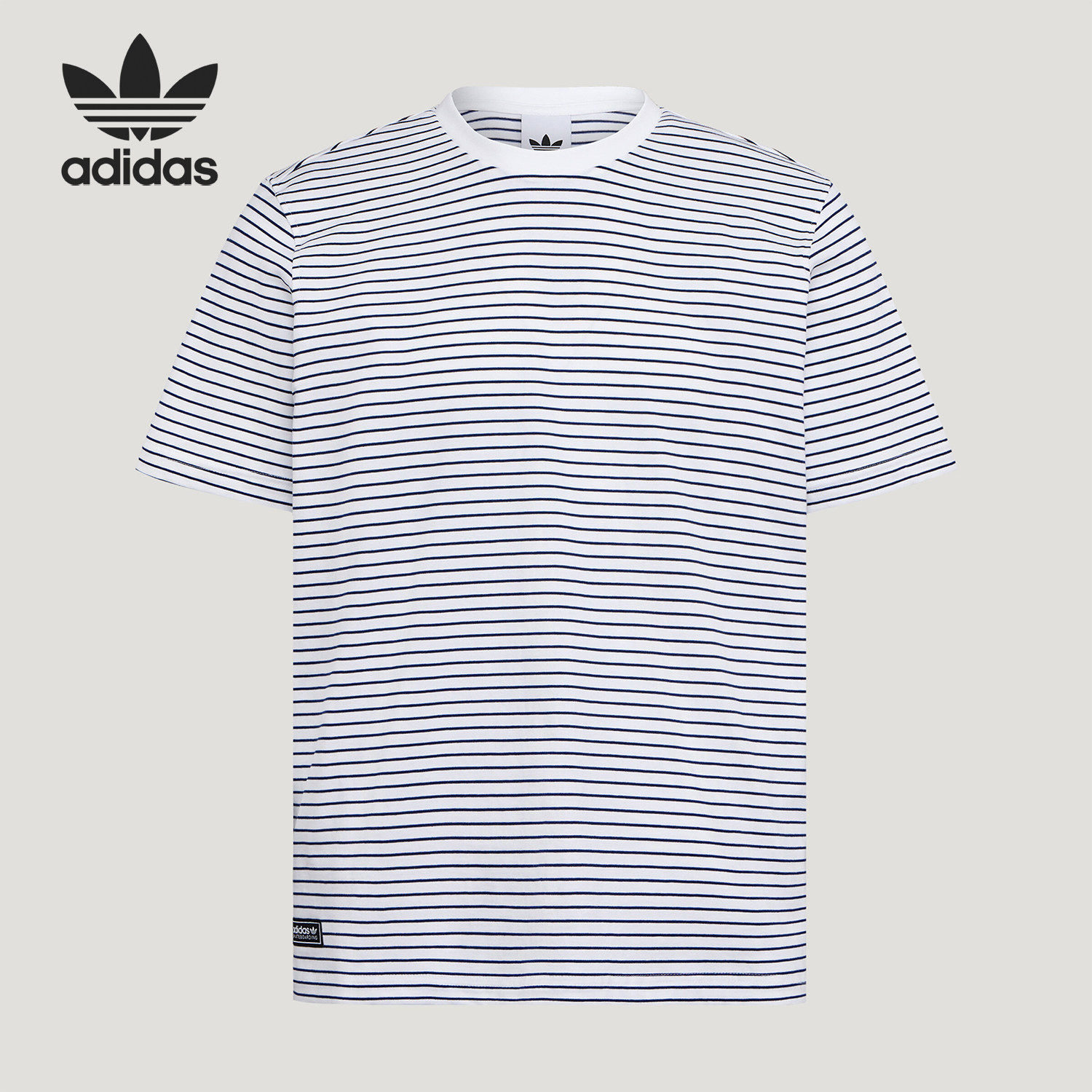 Adidas/阿迪达斯官方正品SKATEBOARDING新款男滑板短袖T恤KY7975 - 实物图