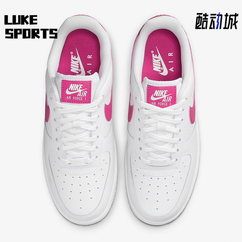 Nike/耐克正品Air Force 1女士休闲厚底耐磨轻便板鞋DD8959-102