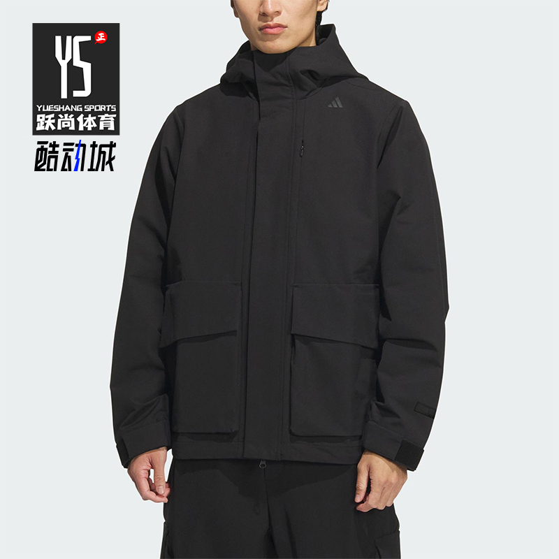 Adidas/阿迪达斯正品春款男士训练运动梭织宽松外套JM0960