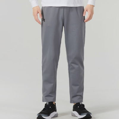 UA/安德玛正品2025新款男女同款加绒运动针织长裤23600705-014