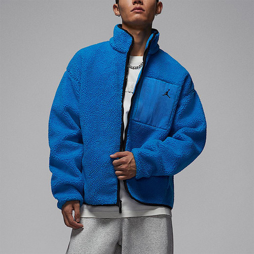 Nike/耐克正品JORDAN男士休闲立领耐穿宽松刺绣外套HV0779-406
