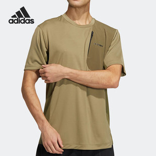 户外运动短袖 Adidas 新款 TERREX男子夏季 HN2055 阿迪达斯正品