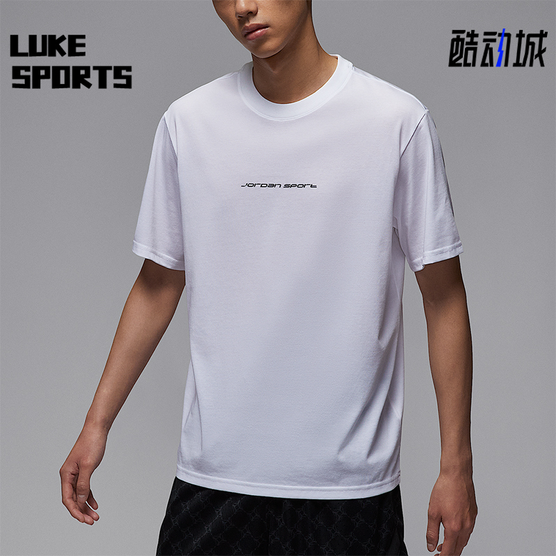 Nike/耐克正品Jordan男士圆领简约运动亲肤透气短袖IB6762-100