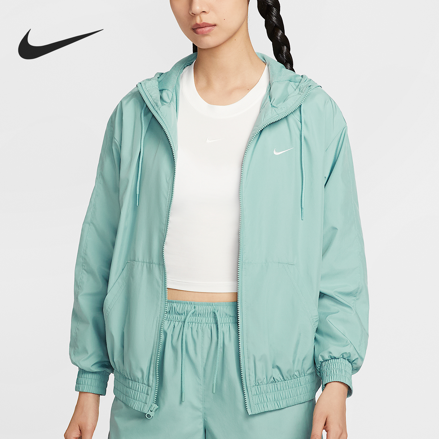 Nike/耐克正品Sportswear女士防晒宽松日常外套FV6299-017