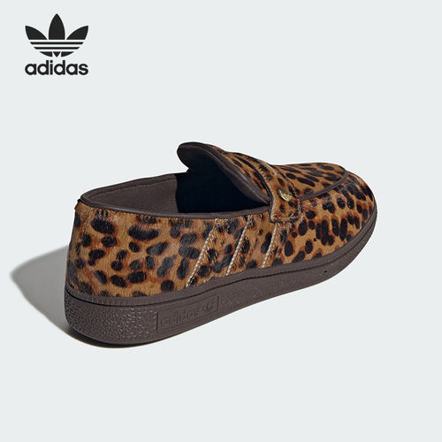 Adidas/阿迪达斯官方正品三叶草女士一脚蹬复古轻便乐福鞋KJ2526