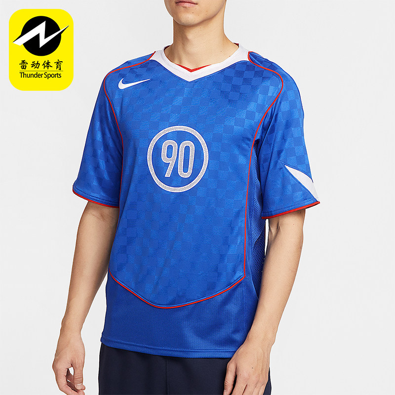 Nike/耐克正品Dri-FIT男士运动透气足球比赛线条球衣IB4213-480