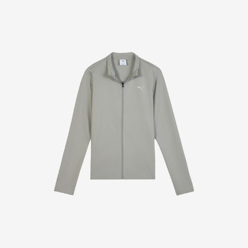 Puma/彪马正品新款女灰色训练紧身速干吸湿训练夹克689515-20