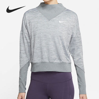 Nike/耐克正品 当季新款女子跑步训练套头衫运动服T恤 DA1057-084