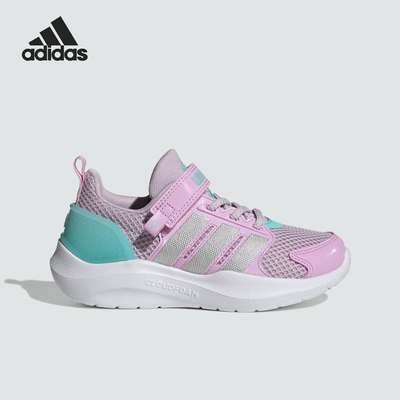 Adidas/阿迪达斯正品LIGHTORAMA RNR EL小童透气网面休闲鞋HQ9254