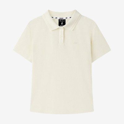 Skechers斯凯奇正品Polo女修身短袖休闲运动翻领衫L326W042-008D
