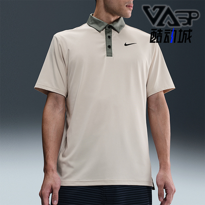 Nike/耐克正品Tour Dri-FIT男士高尔夫翻领经典短袖T恤FZ7502-104
