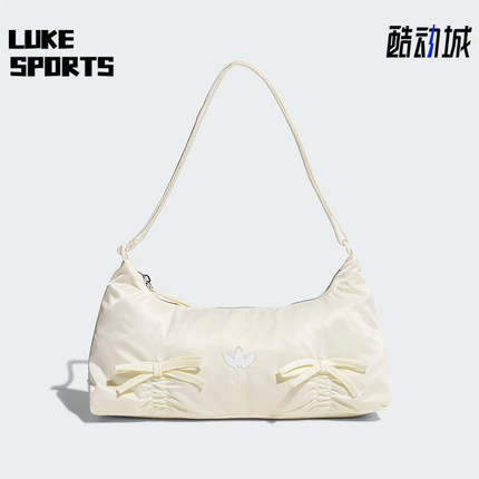 Adidas/阿迪达斯正品三叶草女士经典蝴蝶结法棍单肩挎包KC2769