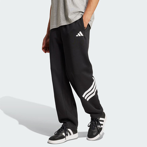 Adidas/阿迪达斯正品春季男士宽松简约经典日常针织长裤JM6051