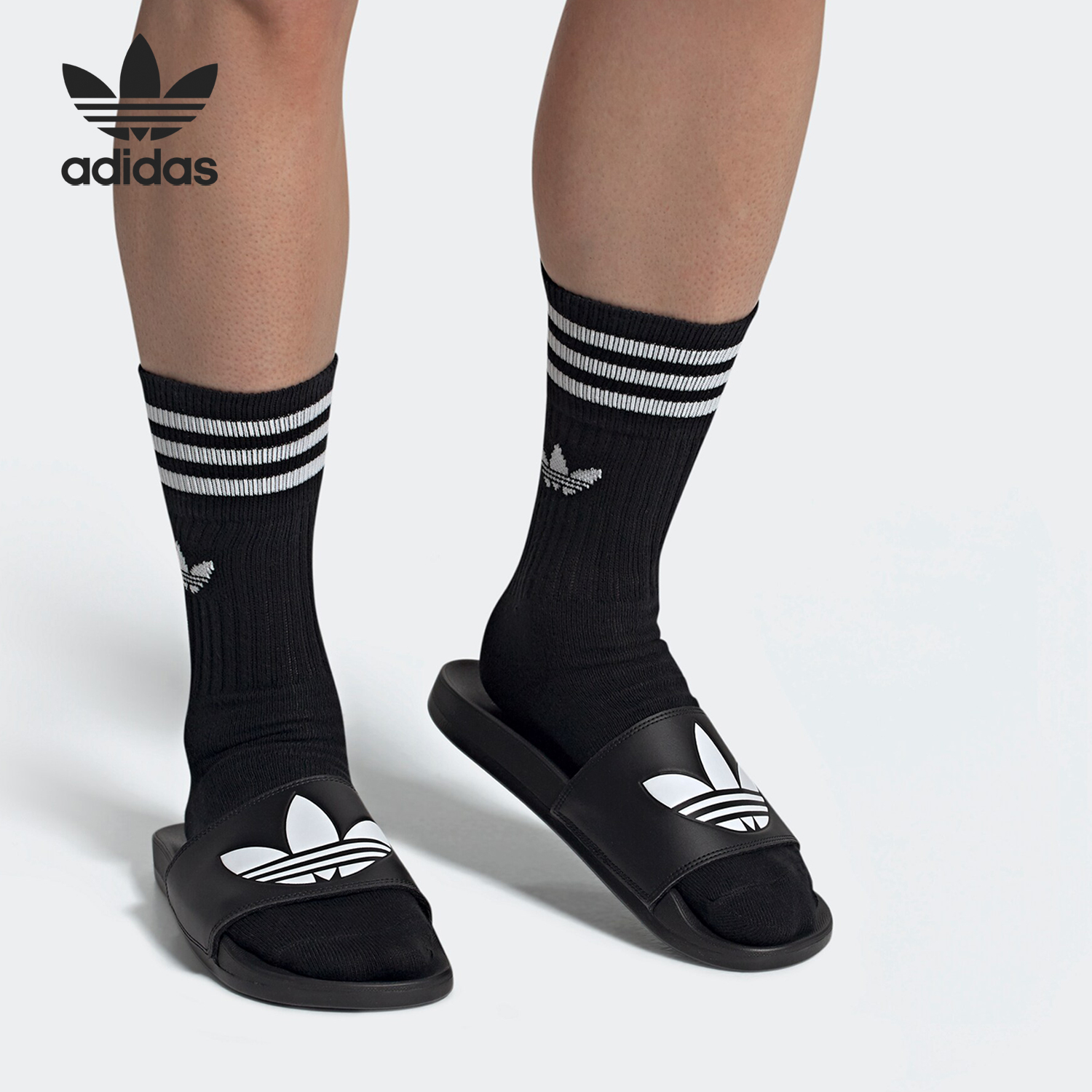 Adidas/阿迪达斯正品 当季 三叶草ADILETTE LITE 男女拖鞋EG9842