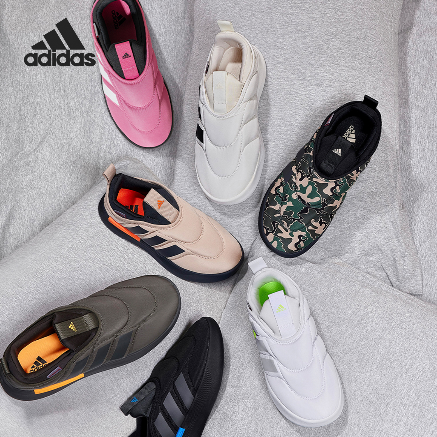 休闲棉鞋Adidas/阿迪达斯保暖