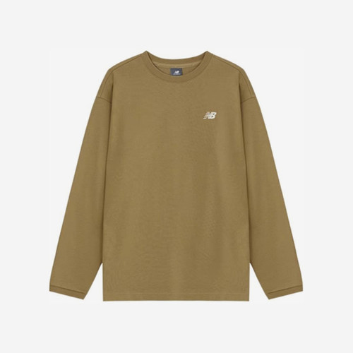 New Balance/NB正品2025新款男子经典复古长袖T恤NDE33121-BEI