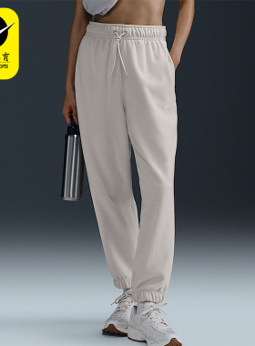 Nike/耐克正品秋冬新款女士宽松摇粒绒保暖束脚裤FB5579-104