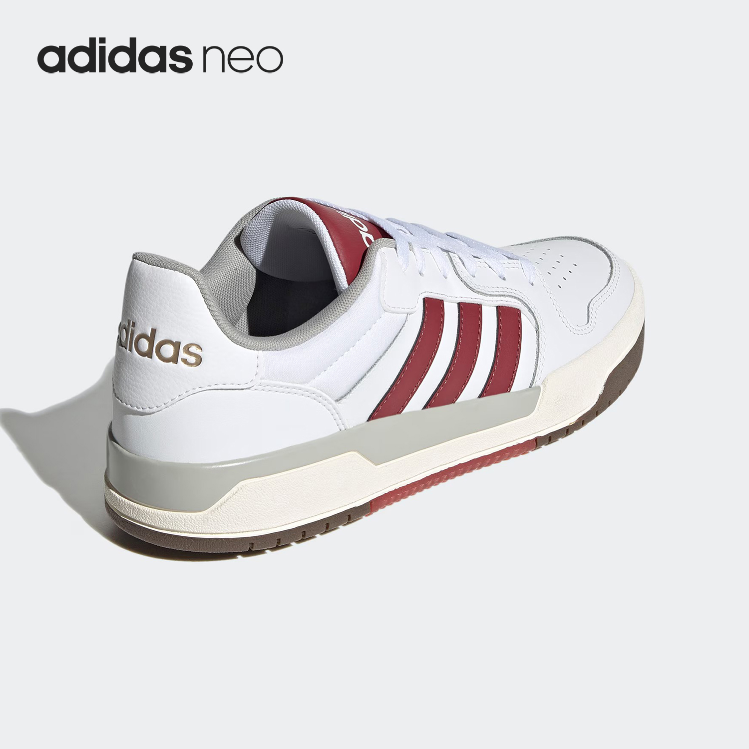 Adidas/阿迪达斯官方正品Neo男士复古耐磨低帮运动休闲板鞋JR7983