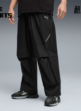 Puma/彪马正品TrackPants防风防水梭织男女经典休闲长裤636862-01