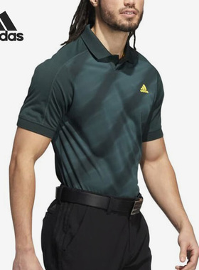 Adidas/阿迪达斯官方正品STMNT PRT男子运动休闲透气Polo衫HF9040