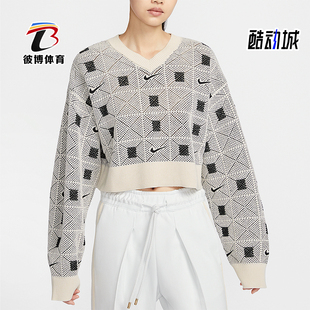V领针织毛衣FV7802 Nike Osaka女士短款 Naomi 110 耐克正品