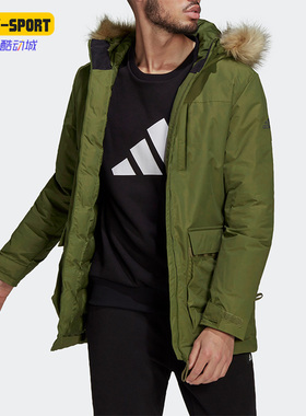 Adidas/阿迪达斯正品休闲男子UTILITA户外防风保暖棉衣GT1700