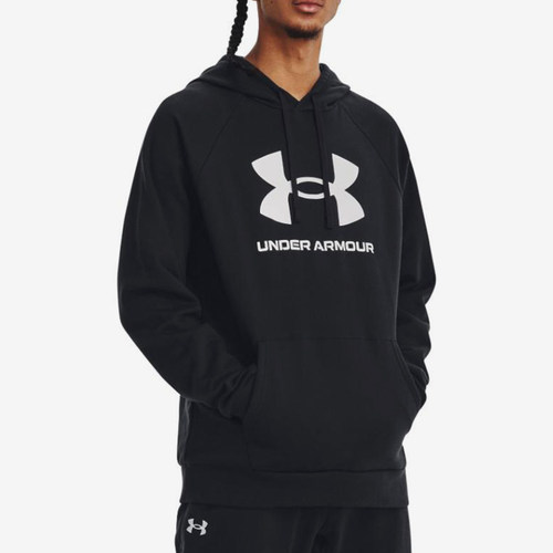 UA/安德玛正品Rival Fleece Logo HD男士运动套头卫衣1379758-001