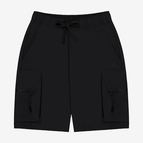 New Balance新百伦正品男刺绣柔软舒适大口袋短裤AMS52308-BK