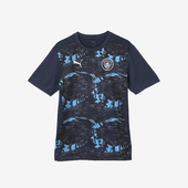 彪马正品 曼城比赛训练男士 吸湿透气短袖 Puma 足球服779155