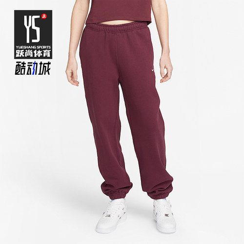 Nike/耐克正品Solo Swoosh女士运动复古潮流经典长裤CW5565-681