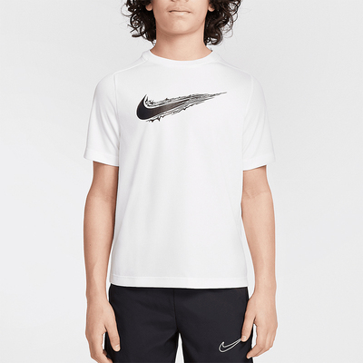 Nike/耐克正品Dri-FIT大童针织休闲运动经典印花T恤HF8100-100