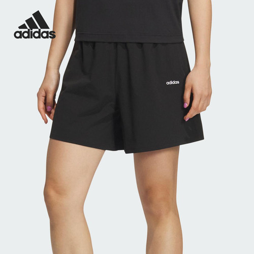Adidas/阿迪达斯正品夏季女士简约透气运动梭织短裤JP2082