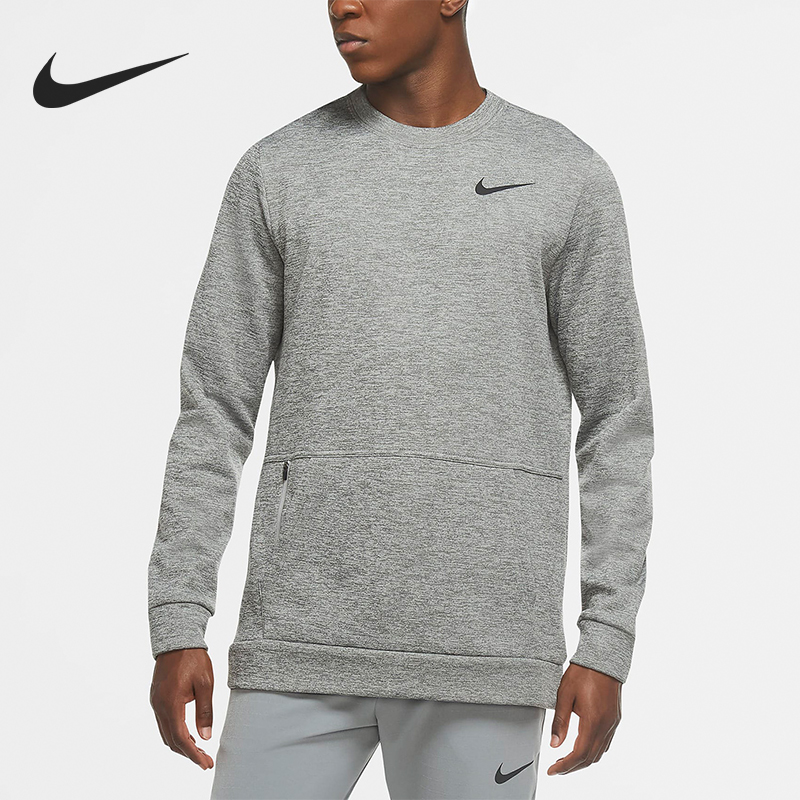 Nike/耐克正品新款男士加绒圆领宽松休闲运动卫衣CU7272-063