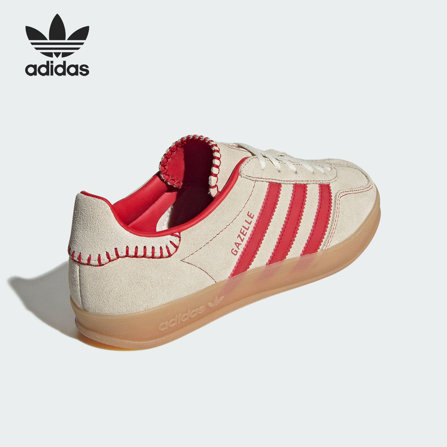 Adidas/阿迪达斯官方正品2025秋季款女士运动经典耐磨板鞋JS1402