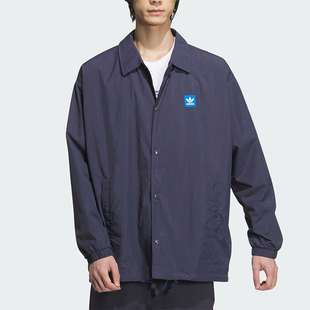 Adidas/阿迪达斯正品三叶草男士运动休闲翻领夹克外套JC6841