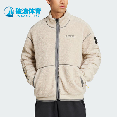 阿迪达斯男士时尚抓绒外套