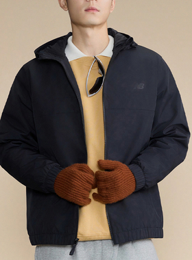 New Balance/NB正品2025新款男士休闲百搭梭织夹克AMJ51383-BK