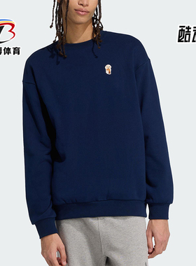 Adidas/阿迪达斯正品M DOG SOCK SWT男士休闲运动宽松卫衣JW8520