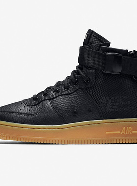 Nike/耐克正品 SF AF1 MID 女子GS大童高帮运动休闲鞋 AJ0424-001