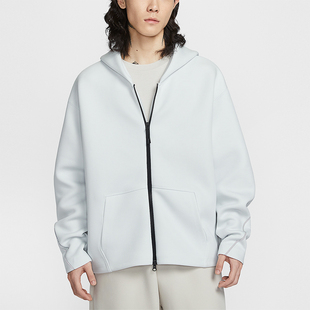 Nike/耐克正品Tech男士透气针织全长拉链开襟连帽外套IF1320-101