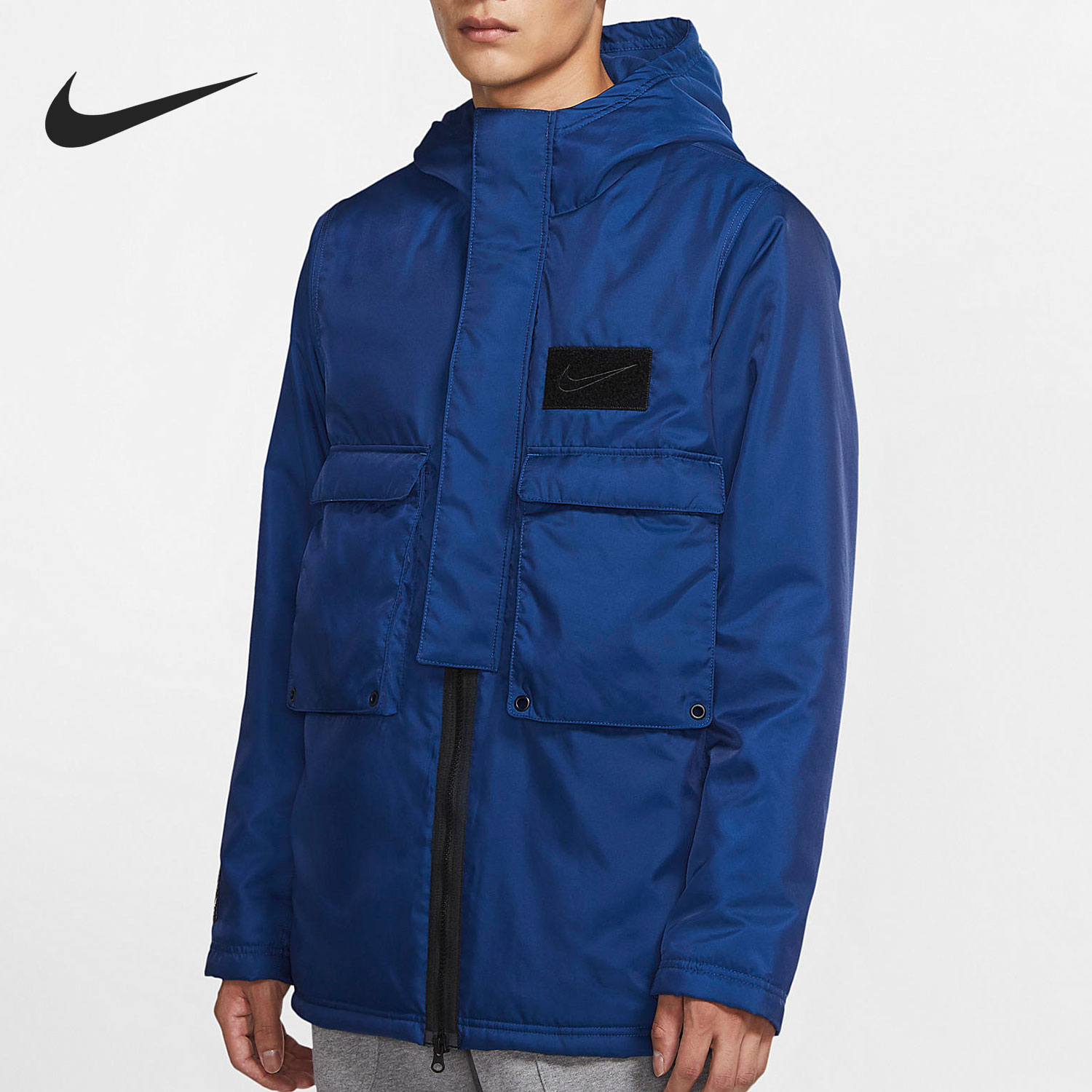 Nike/耐克正品休闲男子时尚潮流运动保暖棉服外套 CK6772-490