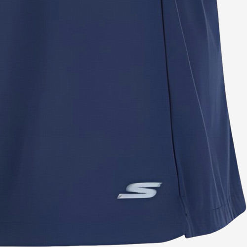 Skechers斯凯奇正品女拼接中腰速干直筒休闲短裤P224W005-02MZ
