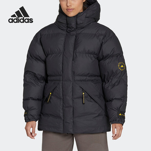 女子休闲保暖运动连帽棉服HI6081 SMC冬季 Adidas 阿迪达斯正品